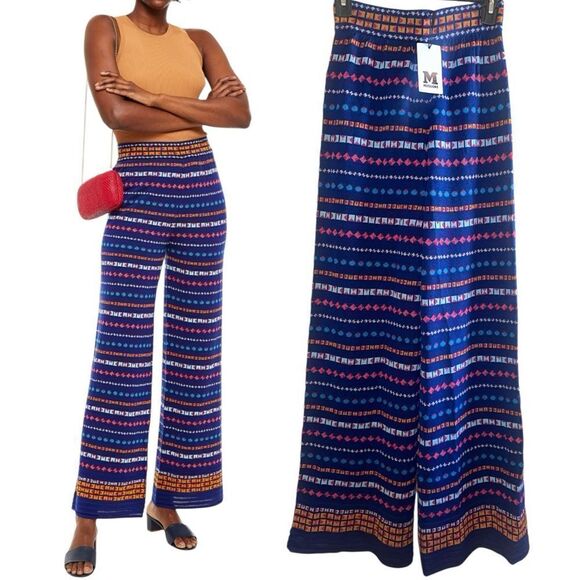 Missoni Wide Leg Wool Pants Size XS NWTs